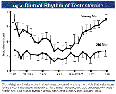 Testosterone is diurnal